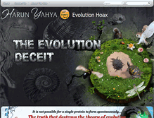 Tablet Screenshot of evolutiondeceit.com